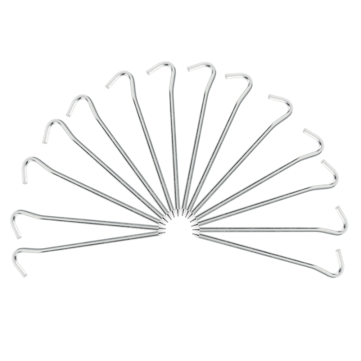 NAMUNY%20Tent%20Pegs%2028%20Pieces,%2018cm%20Metal%20Tent%20Hooks%20Pegs%20Pegs%20for%20Tents,%20Stakes%20Nails%20for%20Camping%20Awning%20Netting%20-%20Image%204