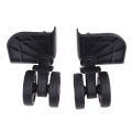 2Pcs Luggage Suitcase Wheel Suitcase Repair Set Wear Resistant 360 Swivel Replacement Detachable. 