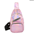WeihonghunfeiFashion Korean Style New 2022 Colorful Girl'S Chest Bag Ladies Laser Bag PU Symphony Waist Bag Trendy Women's Bag. 