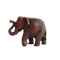 Brown Elephant Resign Statue ceramic  size 3.5 inch. 