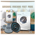 4pcs Set Anti Vibration Feet Pads Washing Machine Rubber Mat Dryer Fixed Non-slip Pad Fridge Stand Legs For Washing Machine. 