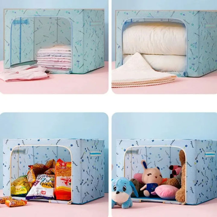 Oxford%20Foldable%20Clothes%20Storage%20Box%20%7C%20Multi-Purpose%20Washable%20Organizer%20with%20Zip%20Lid%20&%20Metal%20Frame%20%7C%20Blanket,%20Quilt,%20Pillow%20Storage%20-%20Image%208