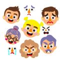 Quality Social Emotional Learning Montessori Facial Expression Game Parent-child Interaction Preschool Learning Emotional Change Toys Felt Educational Toys Kids. 