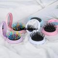Difutagui 1/2/3/4pcs Mini Airbag Combs With Mirrors Travel Hair Brush Makeup Profesional Luxury Hair Combs Folding Massage Hair Brush Round Styling Tools New. 