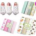Baby 4 In 1 Blanket Cotton Flannel Blanket Towel Newborn Receiving Blanket. 