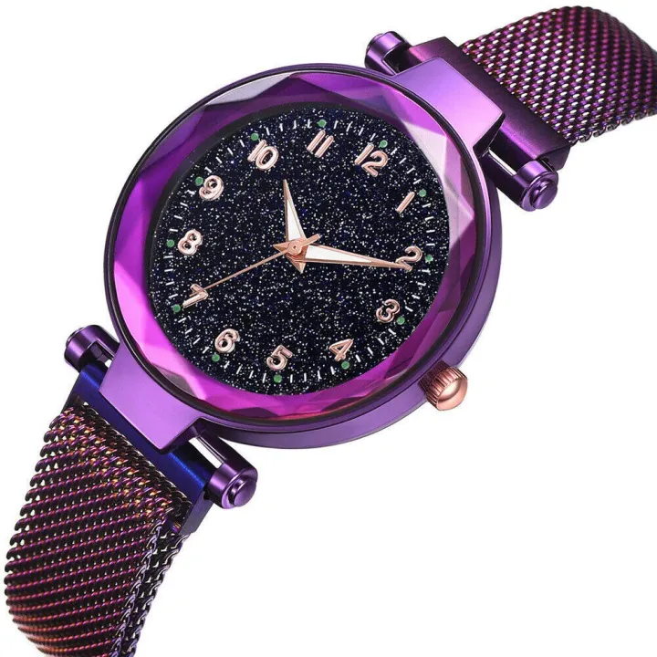 Korean%20Style%20Watch,%20Fashion%20Watch,%20Magnet%20Watch%20For%20Women,%20Round%20Dial%20-%20Image%205