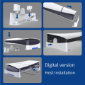 For Slim Game Console Horizontal Storage Stand Portable Flat Stand with 4 USB2.0 Ports Multi-Function Stand Easy to Use. 
