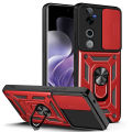 Vantime for Vivo V40 / V40 Pro 5G Case Hard Sliding Lens Protect Stand Holder Back Cover. 