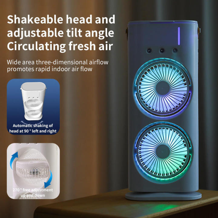 Double%20Head%20Rechargeable%20Water%20Spray%20Mist%20Fan%20%20With%20Remote%20-%20Image%202
