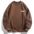 2024 ing Autumn ew en Casual Sweatshirts arajuku Loose Streetwear ops O e ulloer oo Solid ens Sweatshirts -3XL. 