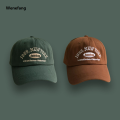 Wenefang Korean Retro Baseball Hat Women's Autumn Winter Versatile 2025 Ins Street Letter Embroidered Caps Summer Couple Men. 