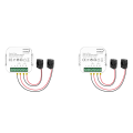 2X Tuya Wifi Smart Meter with Current Transformer Clamp 2 Channel 80A Energy Meter Smart Home Wattmeter. 