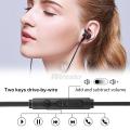 Wiresto In Ear Headphones Earphone Wired Earbuds Heavy Bass Headset  Soundproof Earplugs Noise Canceling HIFI Sound Quality Subwoofer Earphone with HD Microphone Free Case Box. 