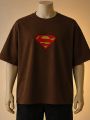 Superman Shield Logo Printed T-Shirt(Brown, Black, Maroon, White, Cream, Blue). 