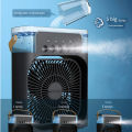 Portable USB Powered Air Cooler Desktop Cooler, Air Conditioning Humidifier Mini Cooling Fan. 