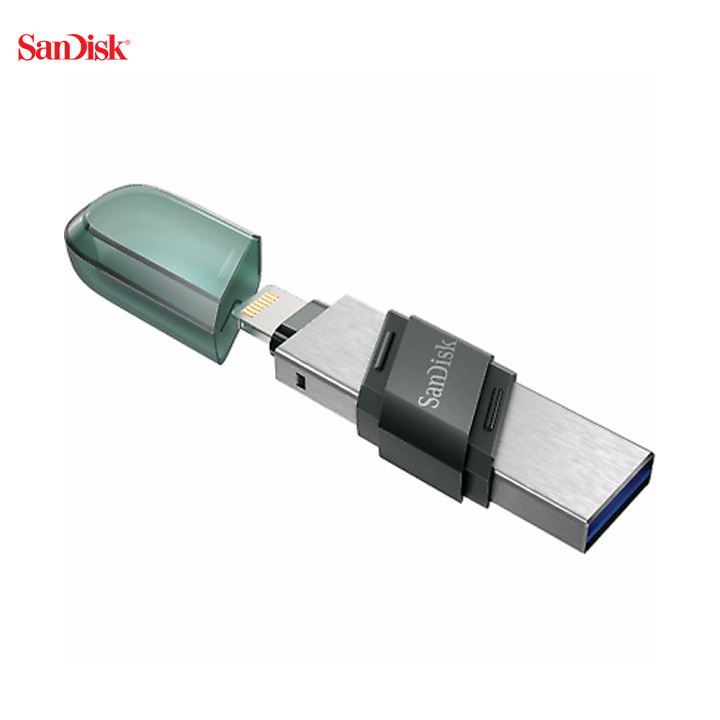 SanDisk 128GB iXpand™ Flash Drive Flip for iPhone, iPad & Computer