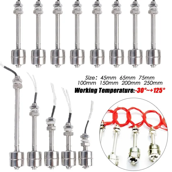 High Precision 45-250mm Double Ball Float Switch Float Switch Tank ...
