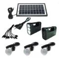 GDLITE Solar Lighting Kit Inverter Light With Solar Charging System With 3 Bulbs GD-8017A Emergency Solar Light. 