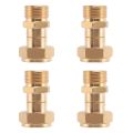 JAERBEE 4X Pressure Washer Swivel Joint, Free to Hose Fitting, Anti Twist Metric M22 14mm Connection, 3000 Psi. 