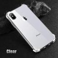 iPhone X / XS Shockproof Transparent Back Cover - Transparent Shockproof TPU Case - Mobihub. 