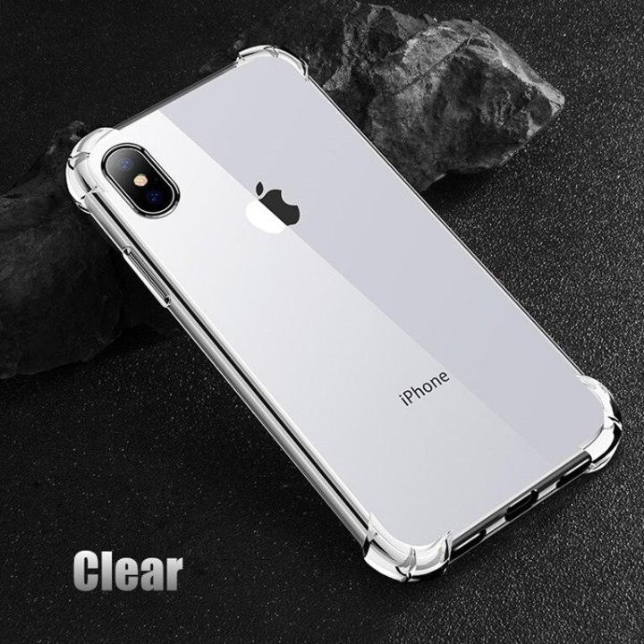 Shockproof Clear Phone Case For iPhone X/XS, Transparent