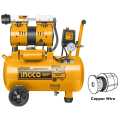 Ingco Brand 24L Silent And Oil Free Air Compressor. 
