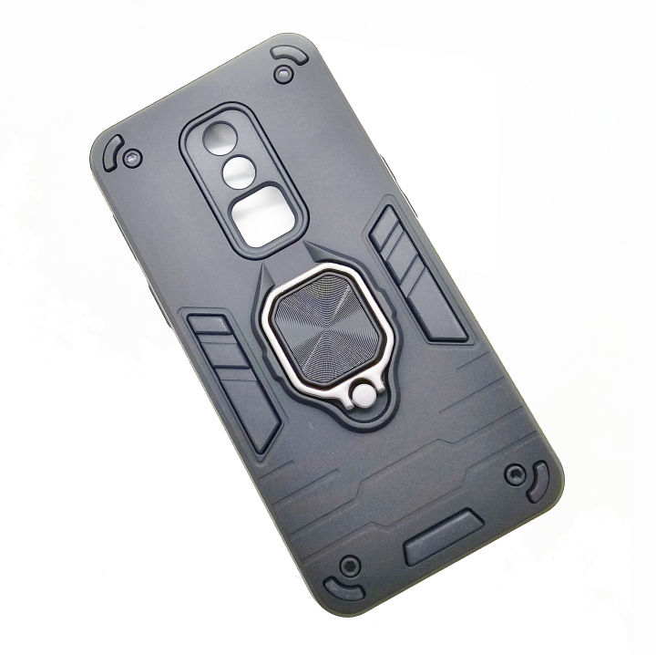 Armor Case For OnePlus 6 Back Phone Cover | Dual Layer Armor Defender Full Body Protective + PC Hybrid Kickstand One Plus 1+ 1 + 6