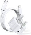 I-phone 20W Charger For 14 Pro Max USB-C TO Lightning 3 pin. 