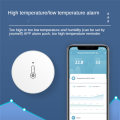 1 PCS Tuya Smart Home ZigBee Temperature and Humidity Sensor White ABS Indoor Thermometer Monitor Works for Alexa Smart Life. 
