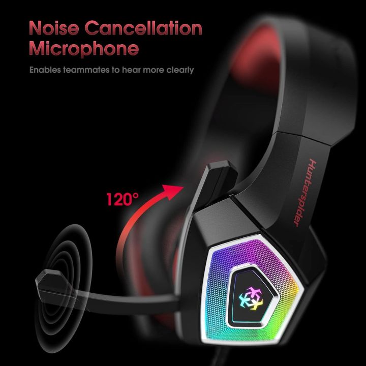 Hunterspider%20Wired%20On%20Ear%20RGB%20Light%20Gaming%20Headphone%20With%20Mic%20-%20Image%202