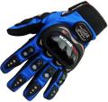 Pro-Biker Biker Gloves Price Blue Riding Gloves ( Blue ). 