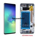 Renyuan Screen For Samsung Galaxy S10 Plus S10+ G975 G975F LCD Display Digital New Touch Screen With Frame For Samsung Galaxy S10+ Assembly. 