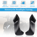 ARELENE Motorcycle Headlight Fairing Upper Nasal Mask Front Steering Signal Bracket for MT-07 MT07 2021-2023. 
