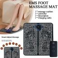 Ems Foot Massager Folding Portable Feet Massage Machine Electronic Muscle Stimulator - Aarshistore. 