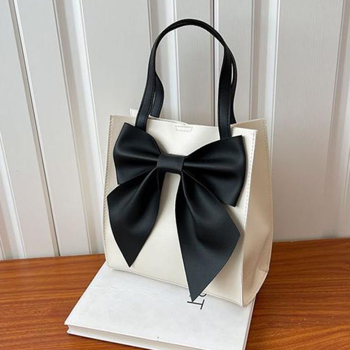 Large%20Capacity%20Bow%20Bag%20Women's%20Fashion%20Handbag%20Versatile%20One%20Shoulder%20Tote%20Bag%20Creek%20-%20Image%208