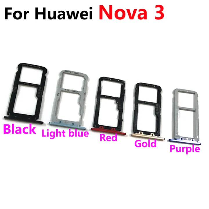 SIM%20Card%20Tray%20Slot%20Holder%20Adapter%20For%20Huawei%20Nova%203%203e%203i%20Accessories%20-%20Image%204
