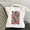 Shopping Bag For Women Beagle Dog Yoga Printed Kawaii Bag Harajuku Shopping Canvas Shopping Bag Girl Handbag Tote Shoulder Handbag J4EE. 