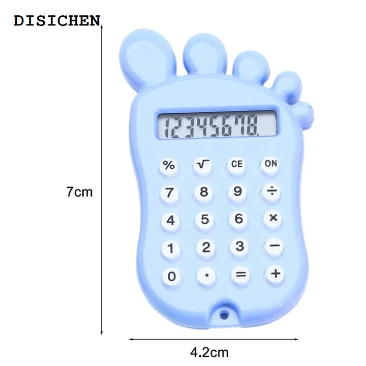 DISICHEN%20Hot%20Selling%20Calculator%20with%20High-quality%20Material%20Corner%20Calculator%20Multifunctional%20Cute%20Foot%20Shape%20Design%20Calculator%20with%208%20Digit%20for%20Kids%20-%20Image%203