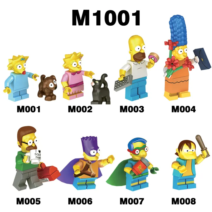 KF6039 FOLY242 The Simpsons Building Blocks Toy figure toy kids ...