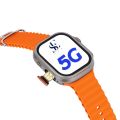 HK Ultra one Smart Watch 4G Sim Card Support with Side Camera, 2.2'Amoled Hd Display, 100 + Sports Mode, WiFi GPS, Video Calling, Smartwatch for Men and Women. 