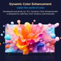 TCL 108 cm (43 inches) Metallic Bezel Less Series 4K Ultra HD Smart LED Google TV 43V6C (Black). 