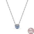New Hot 925 Silver Shining Angel Eternal Love Women Necklace Women's Wedding High Quality Gift Fashion Charm Jewelry. 