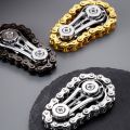 Creative Chains Gear Fingertip Gyro Mechanical Gyroscope Fingertip Sprocket Hand Spinner Chain Gear Spinning Top Metal Wheel Gear Chain Gyroscope Adult. 