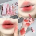 Gege bear Gogo bear tender color lip glaze soft mist matte lip mud student party plain makeup white, affordable lipstick. 