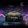 (New Launch) Ultima Boombox 130 Karaoke Speaker With UHF Microphone | 120W Output With 3 Equalizer Modes | Ultima Supreme Sound |Dazzling RGB LED Light | Up to 10 Hrs Playtime | Volume Slider | USB/AUX/Bluetooth/ TF Card/ Super Fast Charging. 
