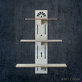Formica Laminated - Best Quality 3 Layer - 3  Tier Wooden Wall Rack Shelf  by Supreme Decor. 