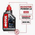 Motul Scooter LE 10W30 Engine Oil (800 ml). 