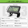 Electric Bicycle Display Instrumentation LCD3 LCD Large Screen Instrument KT LCD3 for KT Intelligent Controller 24V 36V 48V Ebike Panel. 