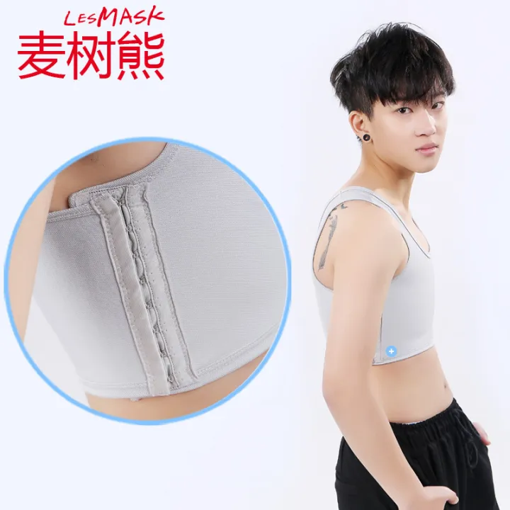LESMASK%20Short%20TT%20Corset%20Les%20Corset%20No%20Bandage%20Hook%20Velcro%20Big%20Shrink%20Chest%20Small%20-%20Image%202