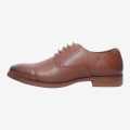 Brown Color Black Horse Lace On Formal Leather Shoes For Men. 